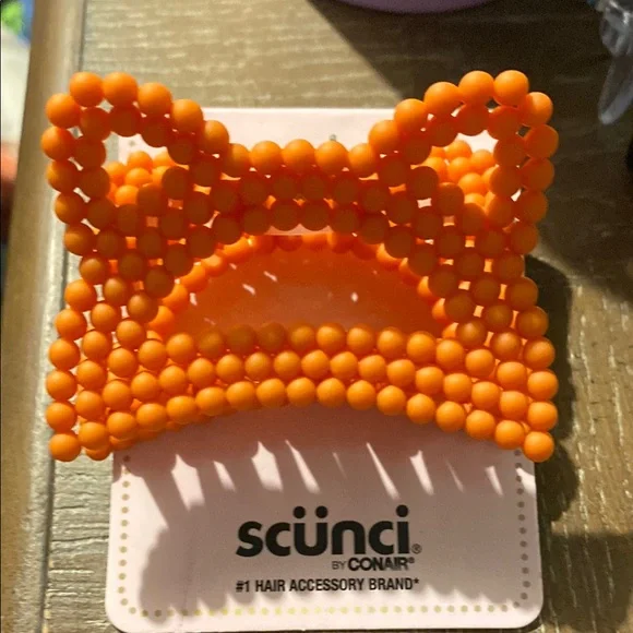 Scunci Orange Beaded Cat ears Hair Accessory - Picture 2 of 5
